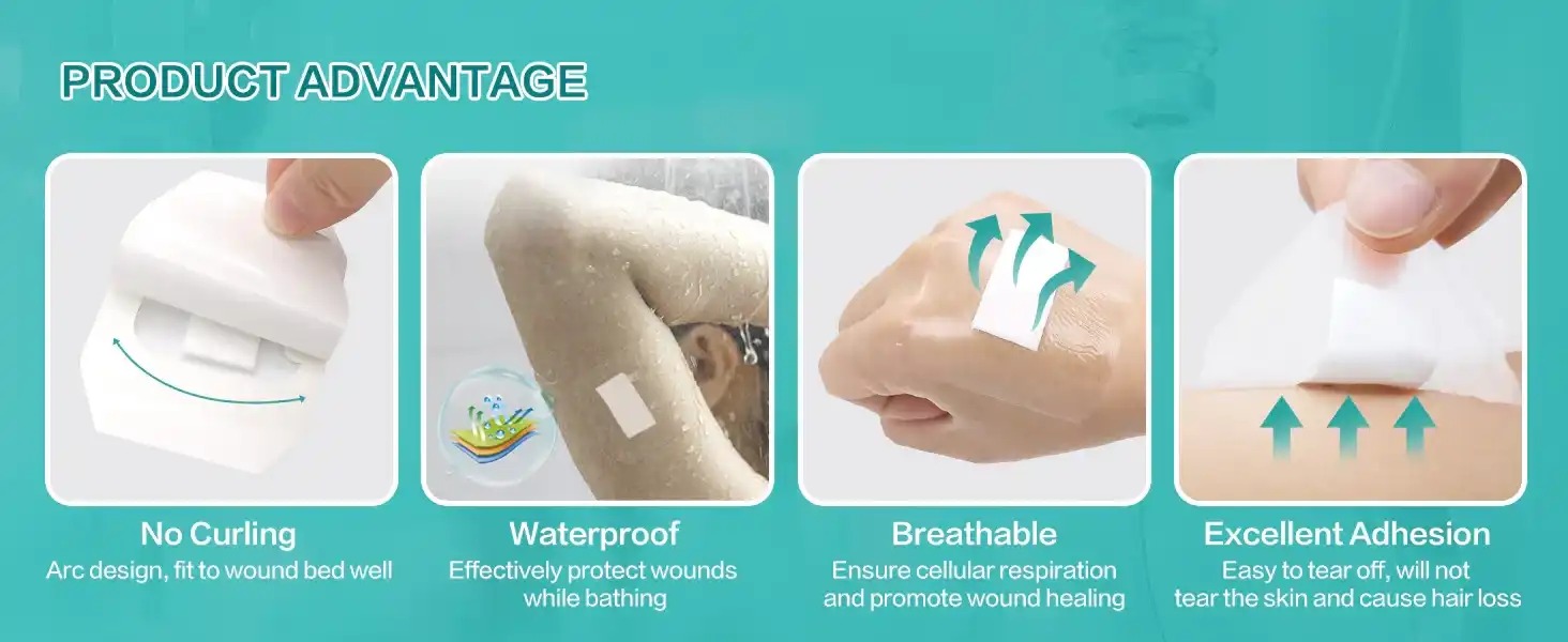 Dimora Transparent Film Dressing with Pad Product Information
